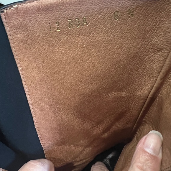 Donald J. Pliner black nylon mid calf boots - Picture 6 of 8